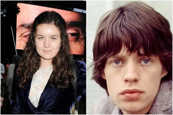Amba Isis Jackson and Mick Jagger