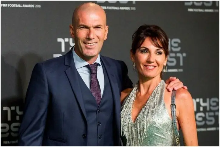 Zinedine Zidane & Veronique Zidane