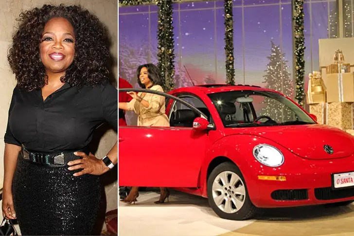 Oprah Winfrey – Volkswagen Beetle, Estimated $30K