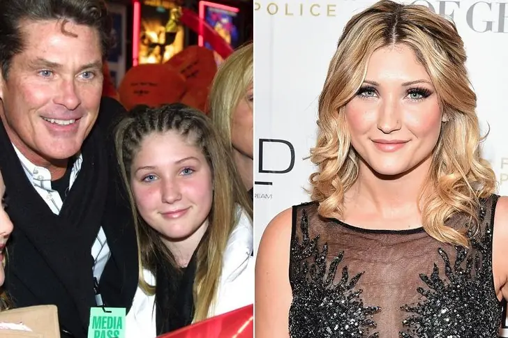 Taylor-Ann Hasselhoff and David Hasselhoff