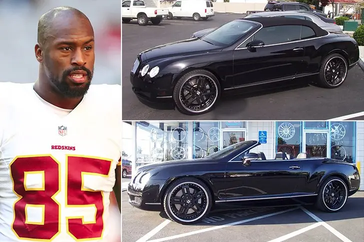 Vernon Davis – Bentley Continental GT Convertible, Estimated $200K