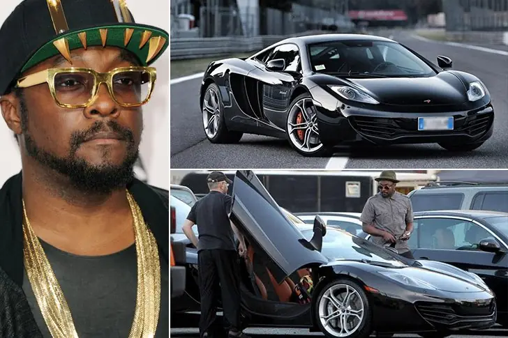 Will.I.Am – McLaren MP4-12C, avaliado em US$ 300 mil