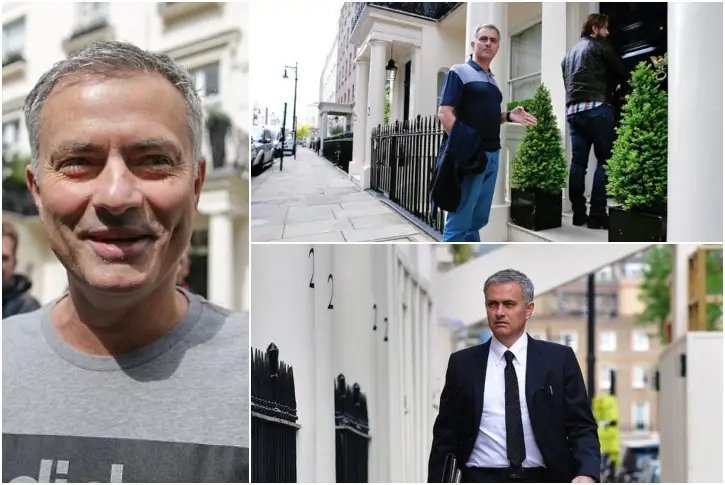 Jose Mourinho – London, Est. £22  million