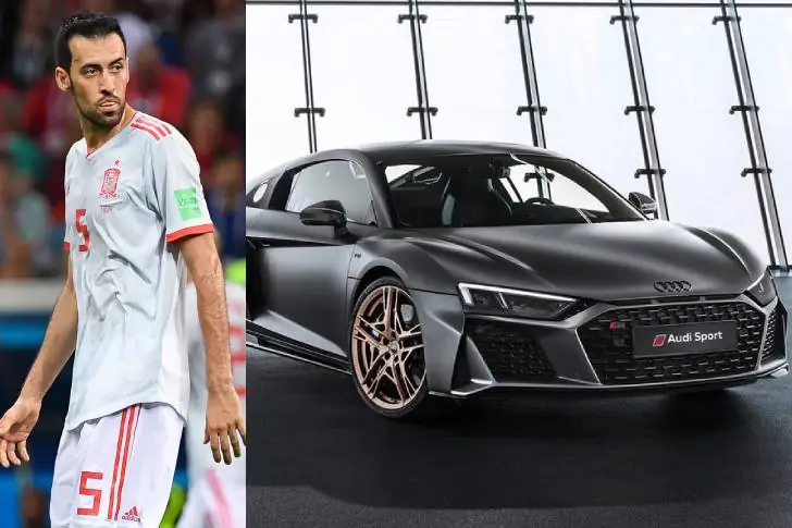Sergio Busquets – Audi R8, unos 203.000 euros