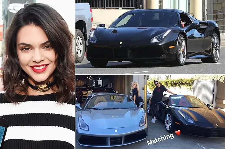 Kendall Jenner – Ferrari 458 Spider, estimado en $ 250 000
