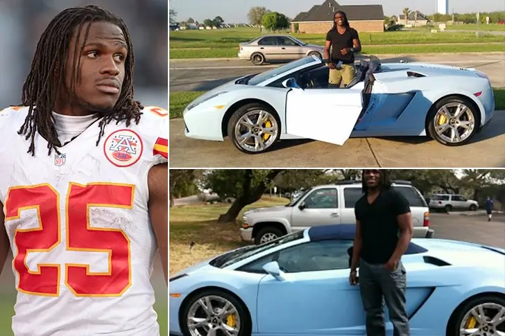 Jamaal Charles – Lamborghini Gallardo, Estimated $250K