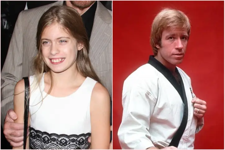 Danielle Kelly Norris and Chuck Norris