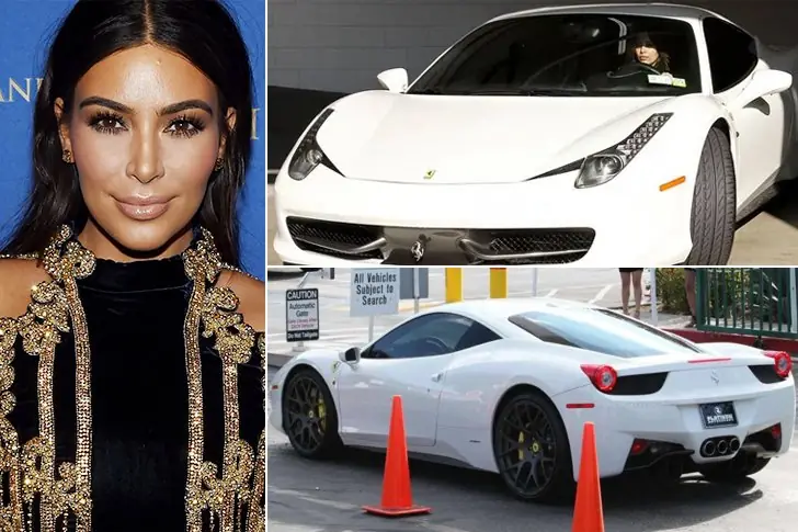 Kim Kardashian – Ferrari 458 Italia, estimée à 325 000 dollars
