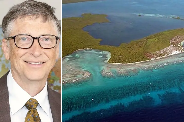Bill Gates – Grand Bogue Caye, $25 Million