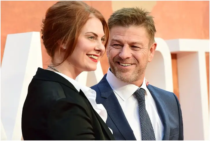 Sean Bean and Ashley Moore – 2 years