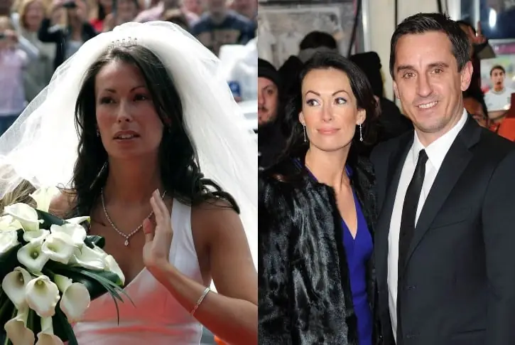 Gary Neville and Emma Hadfield – Together since 2007