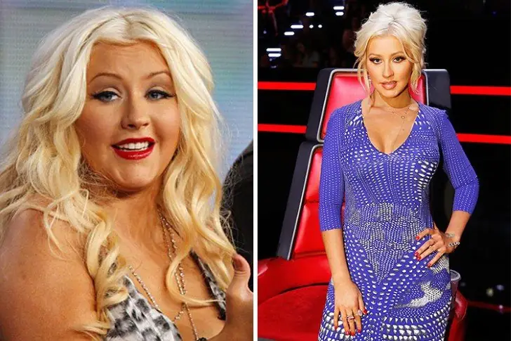 Christina Aguilera – 47lbs – Possible Diet & Cosmetic Surgery