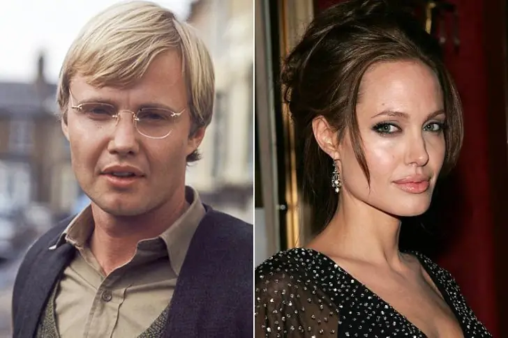 Angelina Jolie and Jon Voight