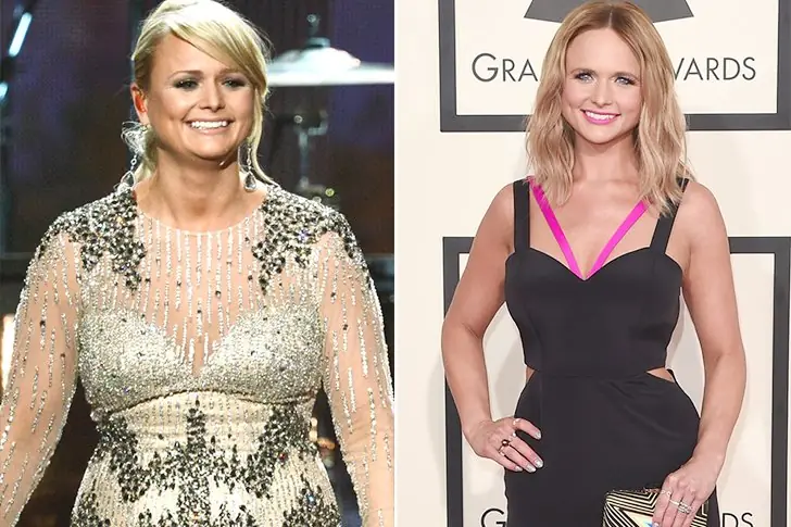 Miranda Lambert – 45lbs – Regular Exercise & Improved Diet