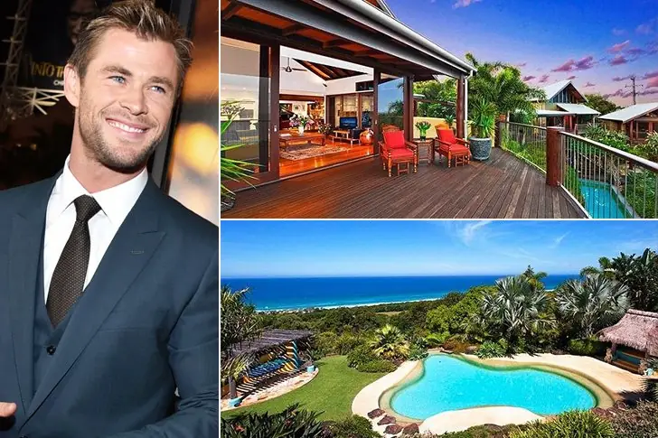 Chris Hemsworth – Estimated $15 Million, Byron Bay