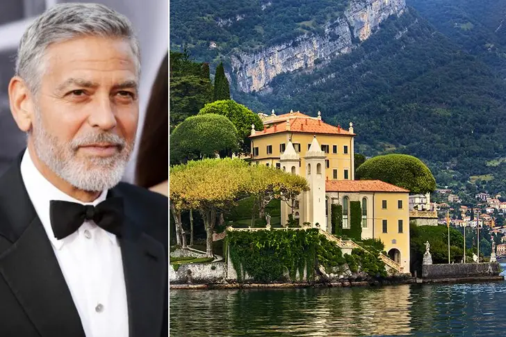George Clooney – Lake Como Villa, $13.6 Million