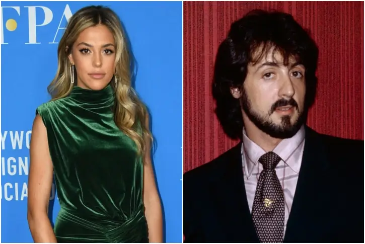 Sistine Stallone and Sylvester Stallone