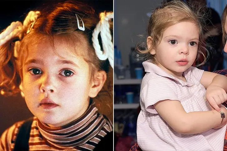 Olive Barrymore Kopelman and Drew Barrymore