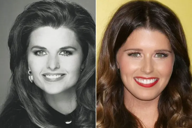 Katherine Schwarzenegger and Maria Shriver