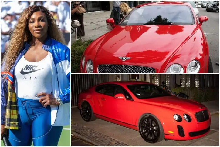 Serena Williams – Bentley Continental GT, Est. $198,500