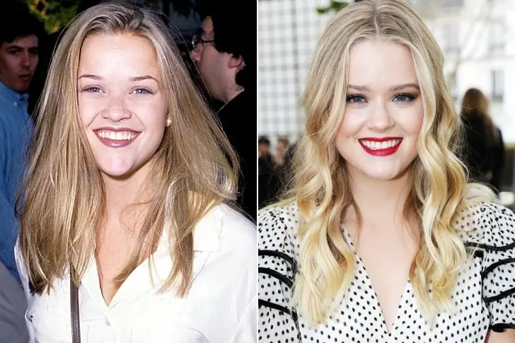 Ava Elizabeth Phillippe and Reese Witherspoon
