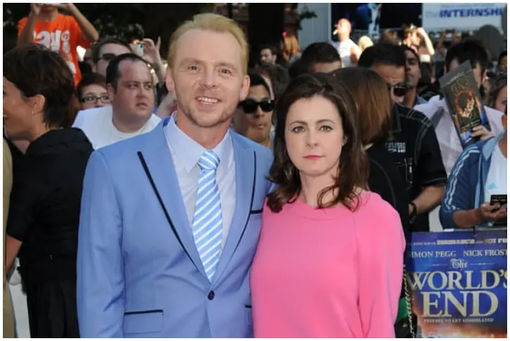 Simon Pegg and Maureen McCann – Together Since 2005