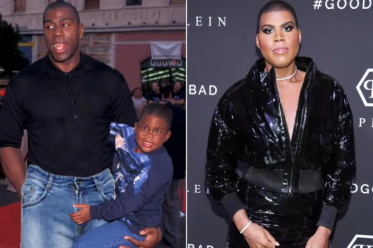 EJ Johnson and Magic Johnson