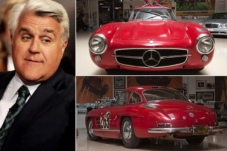 Jay Leno – 1955 Mercedes 300SL Gullwing Coupe, avaliado em US$ 1,8 milhões