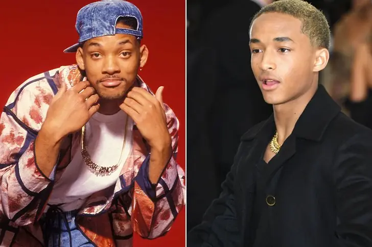Jaden Smith and Will Smith