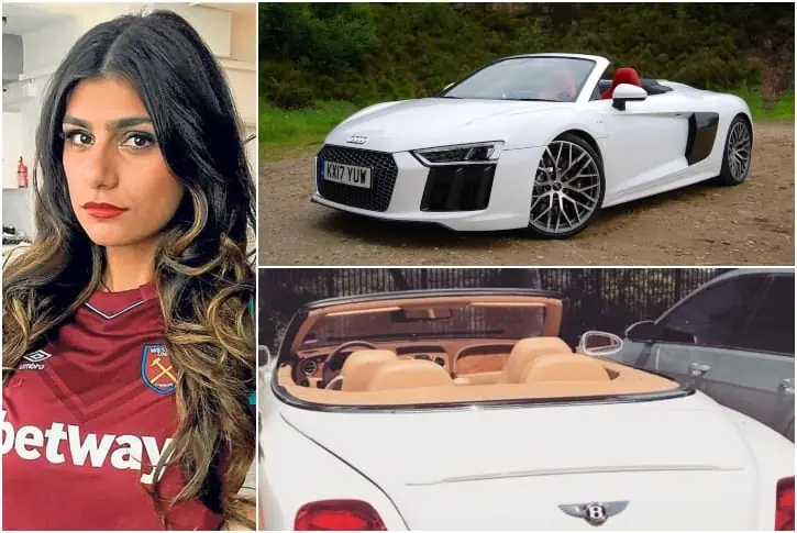 Mia Khalifa – Est. $160,000, Audi R8 Spyder