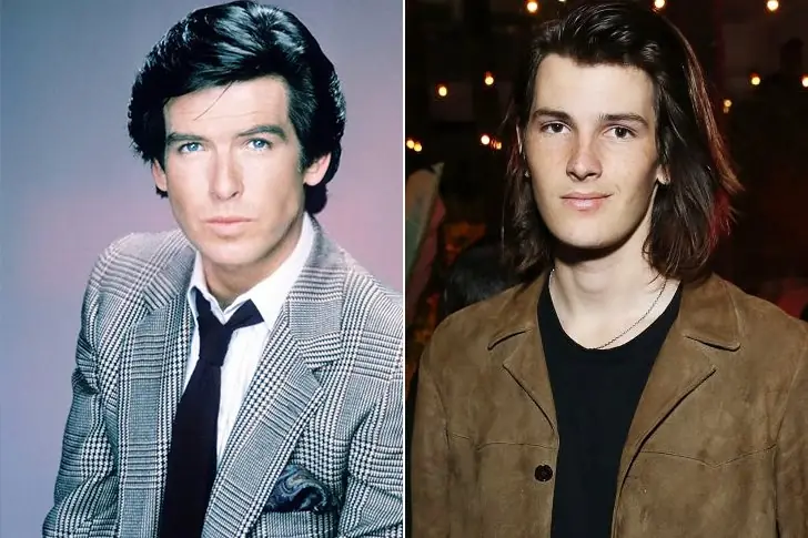 Dylan Brosnan and Pierce Brosnan