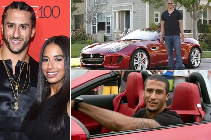 Colin Kaepernick and Nessa Diab – Jaguar F Type, Estimated $100K