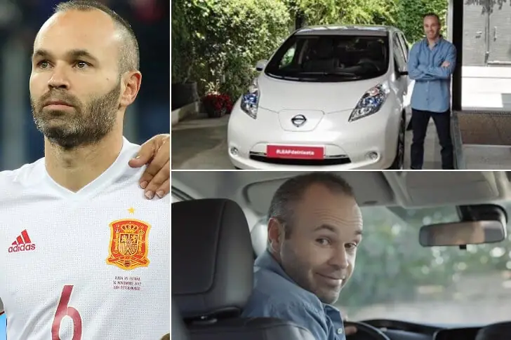 Andrés Iniesta – Nissan Leaf, 25.000 euros