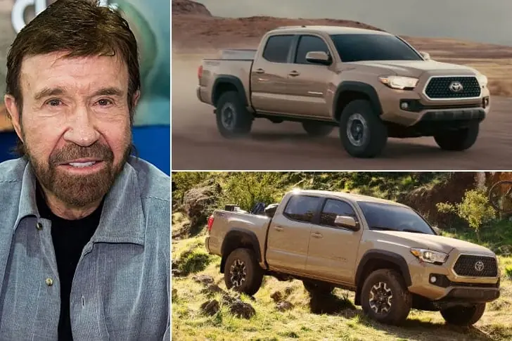 Chuck Norris – Toyota Tacoma, Estimated $26K