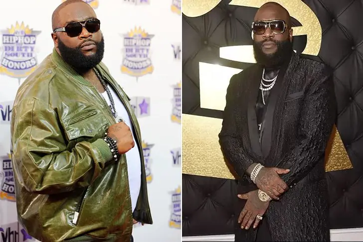 Rick Ross – 75lbs – Joined A Weight Loss Program, Hired A Personal Trainer & Changed His Diet
