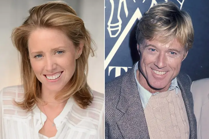Amy Hart Redford and Robert Redford