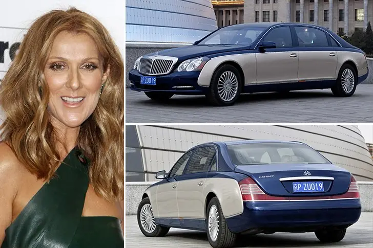 Celine Dion – Maybach 62, estimée à 500 000 dollars