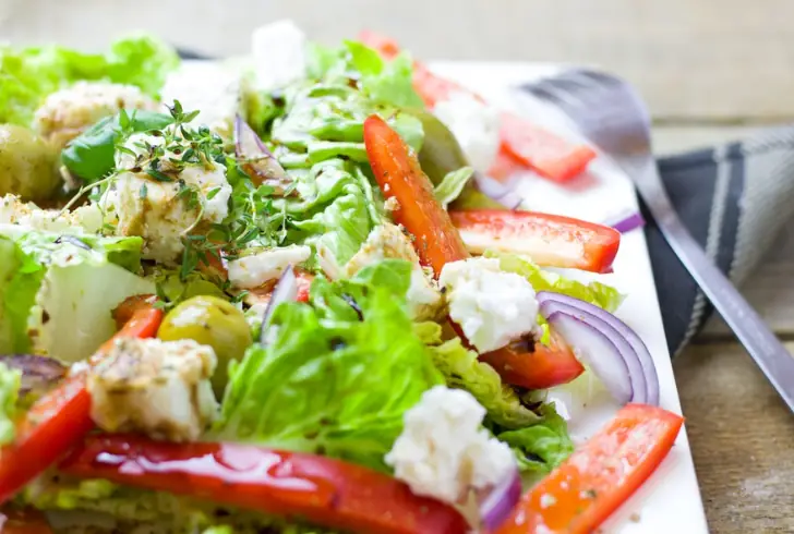 Packed with kale, carrots, and red cabbage, this salad is a nutrient-packed powerhouse