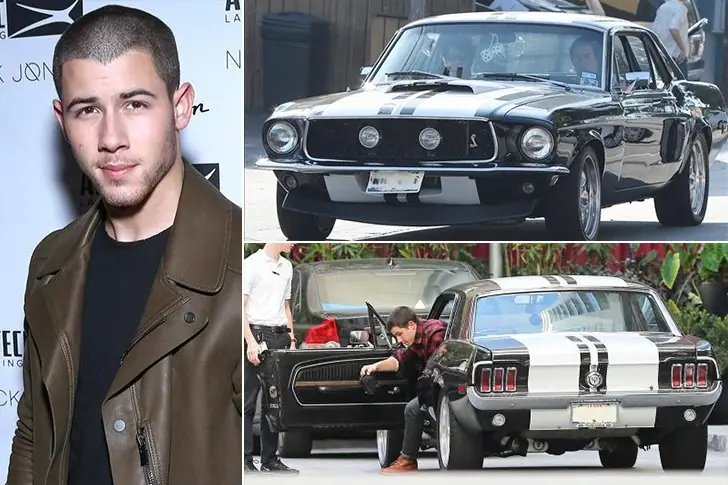 Nick Jonas – Shelby Mustang, estimado en $ 68 000