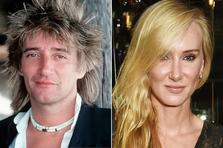 Rod Stewart and Kimberly Stewart