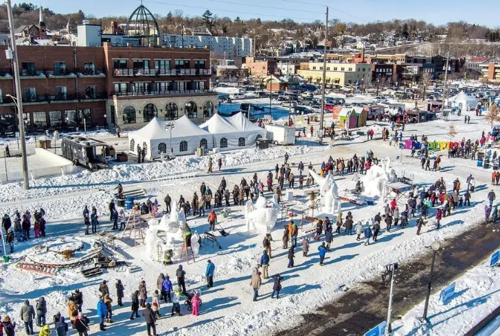 worldsnowsculptingchamp | Instagram | The International Snow Sculpture Championships come to Breckenridge, Colorado.