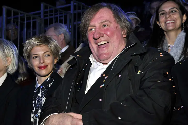 Gérard Depardieu et Clémentine Igou