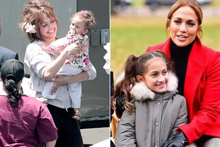 Emme Muñiz and Jennifer Lopez