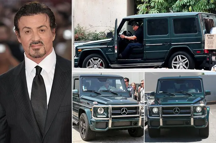Sylvester Stallone – Mercedes-Benz G550, estimado en $ 166 000