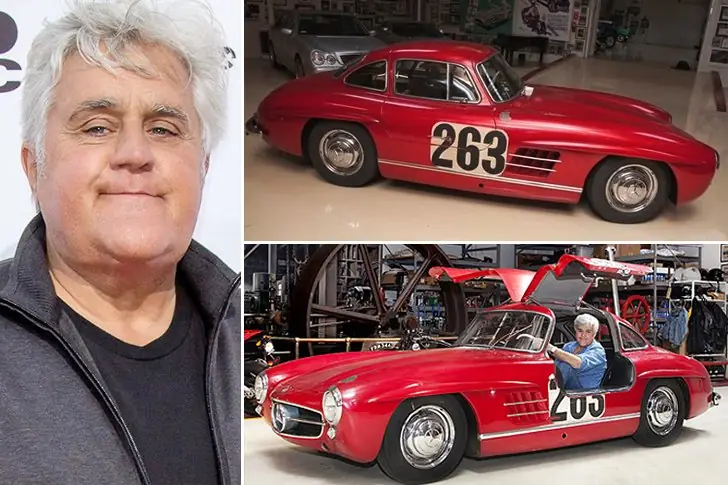 Jay Leno – Mercedes de 1955 300SL Gullwing Coupe, uso $1.8 millones