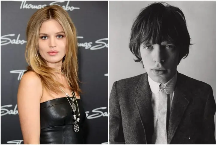 Georgia May Jagger and Mick Jagger