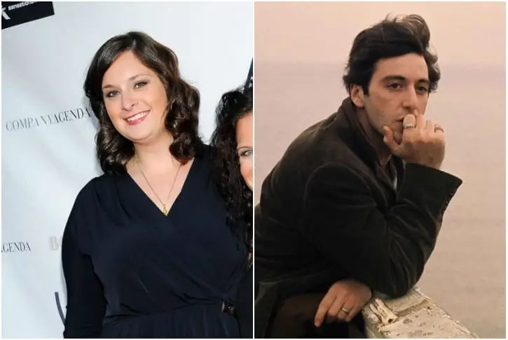 Al Pacino and Julie Pacino