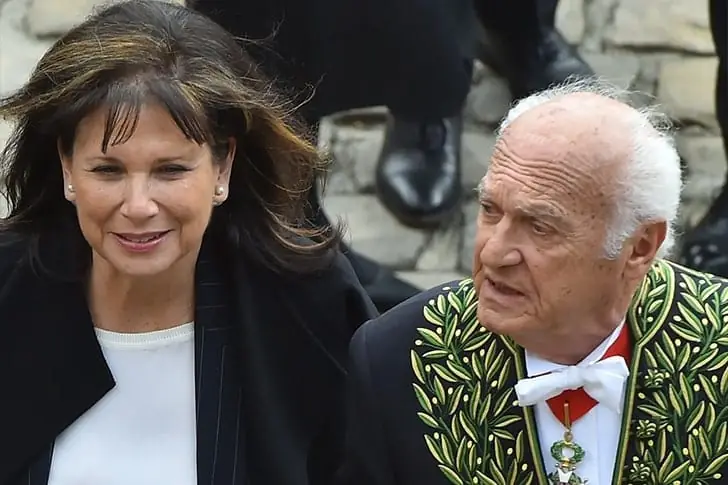 Anne Sinclair et Pierre Nora