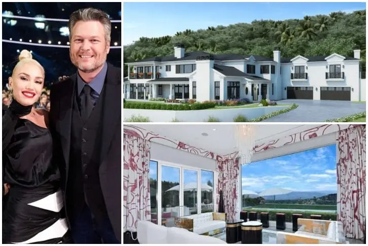 Blake Shelton and Gwen Stefani – Est. $25 million, Beverly Hills