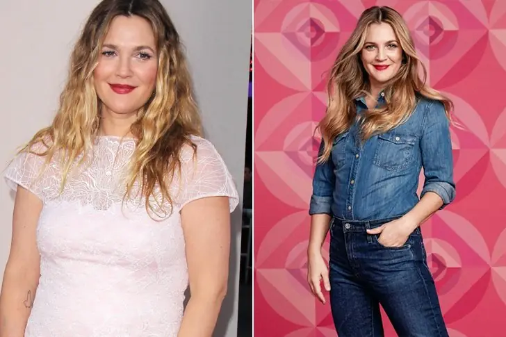 Drew Barrymore – 20lbs – Reduction In Calories & A More Balanced Diet